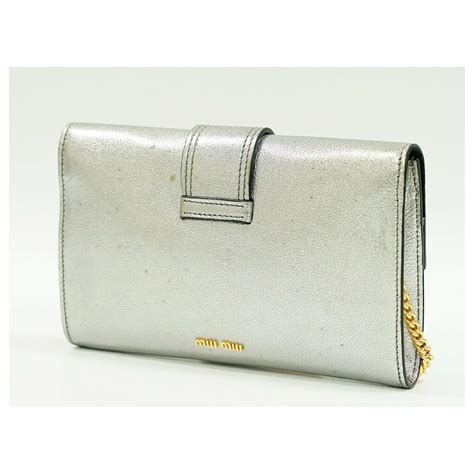 miu miu handtasche silber|miu michigan handbags.